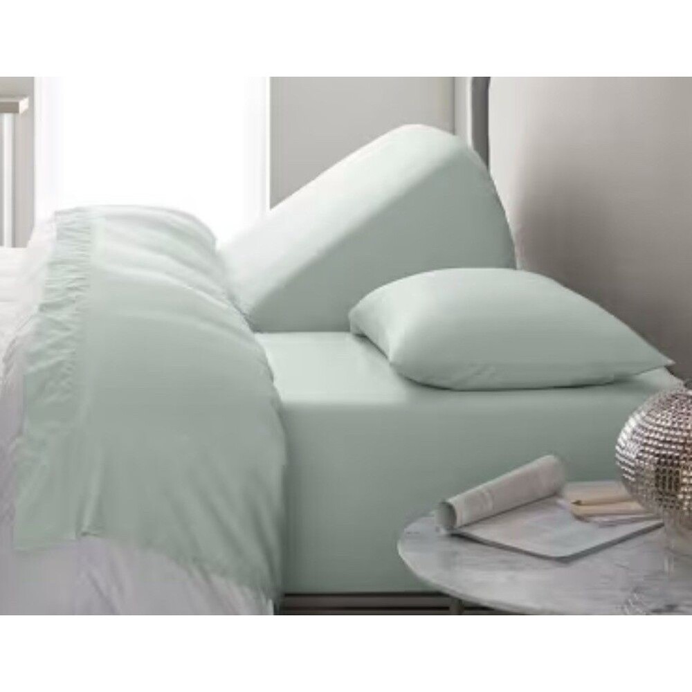 Sleep Number Lyocell Ultra Standard Pillowcase Pair Soft Green NIB - Picture 4 of 4